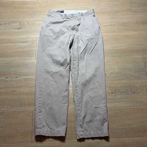 Polo Ralph Lauren Pants Mens 32x30 Khaki Prospect Chino Classic Cotton Casual